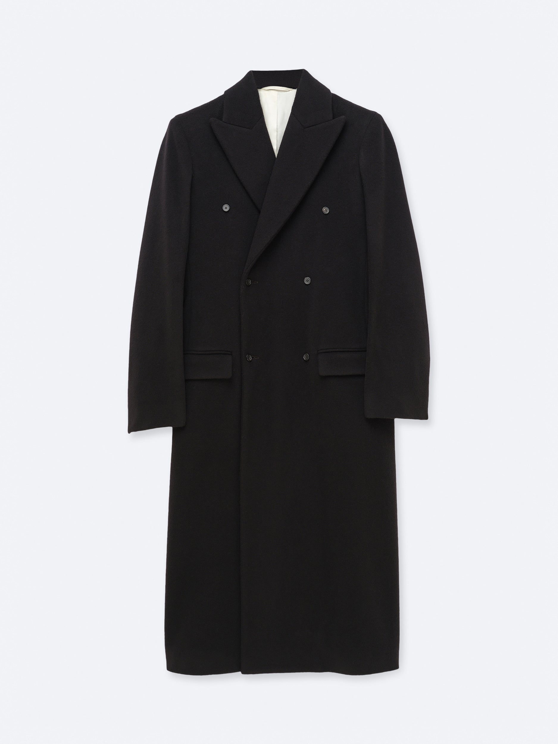 Manteau tailleur en drap de laine vierge