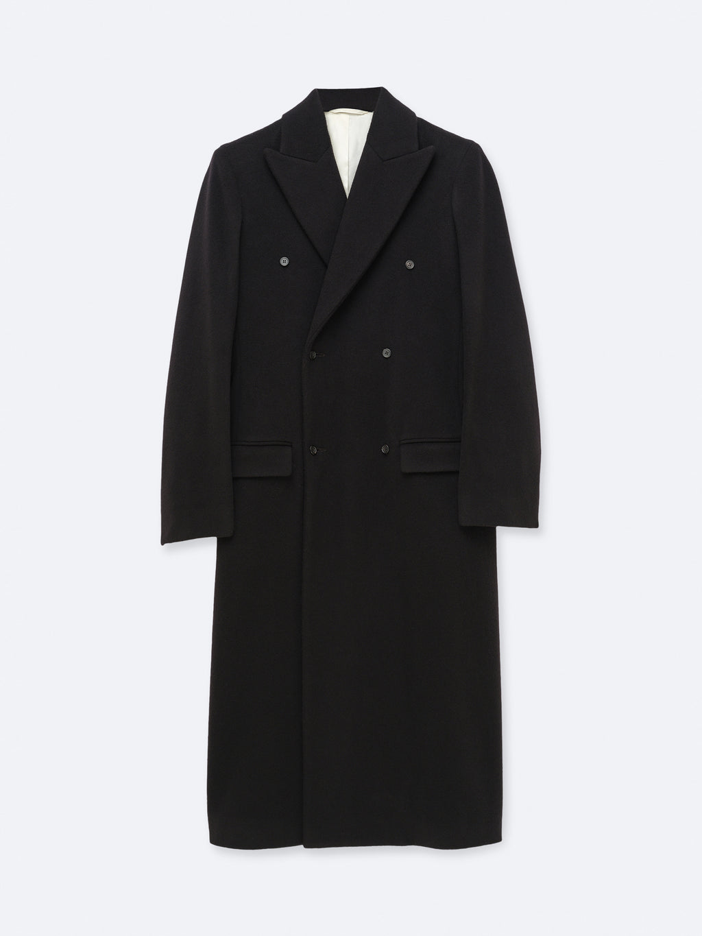 Manteau tailleur en drap de laine vierge