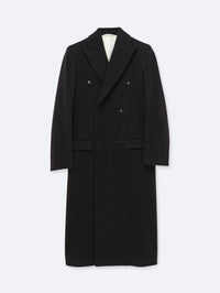 Manteau tailleur en drap de laine vierge