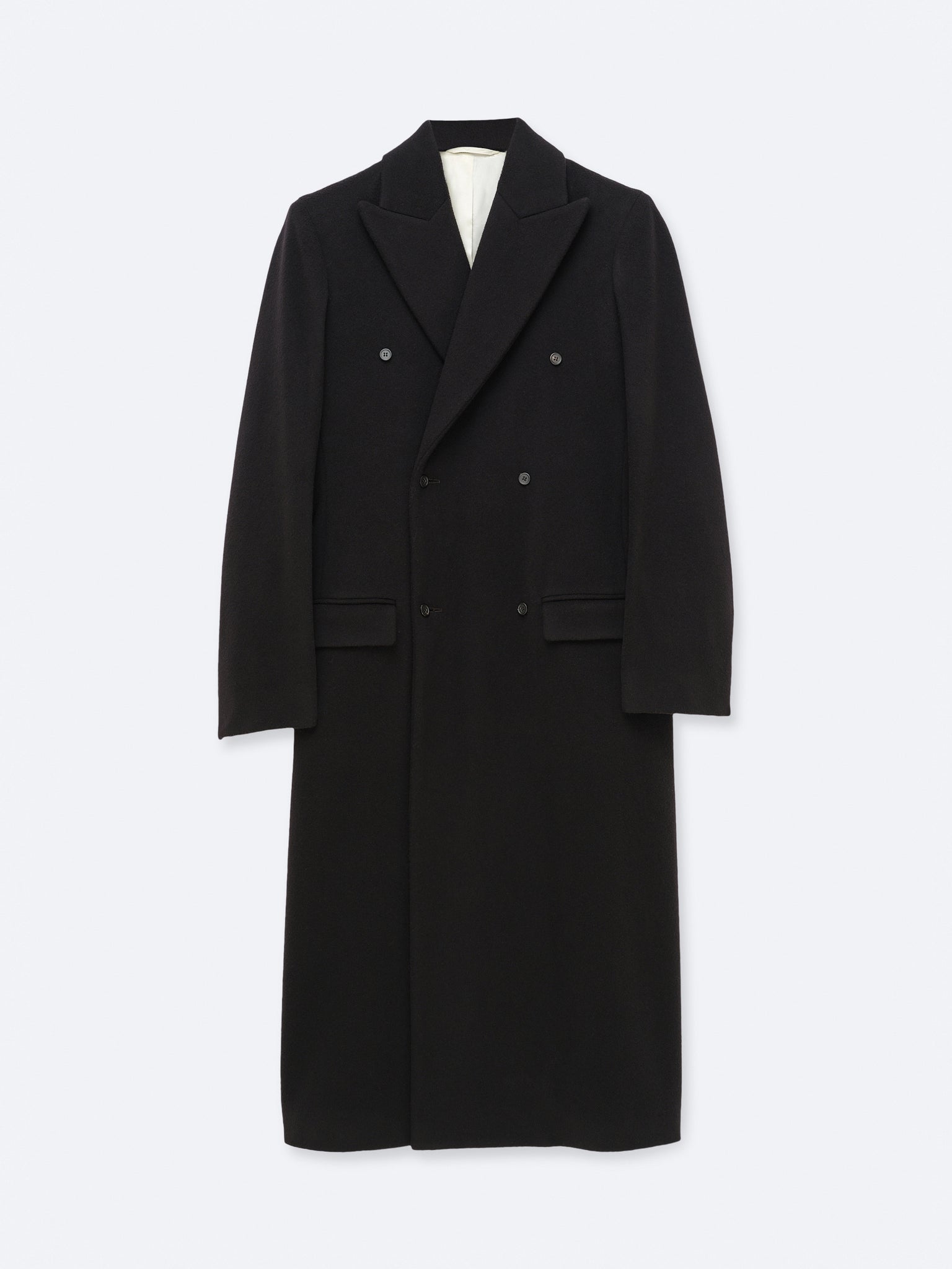 Manteau tailleur en drap de laine vierge