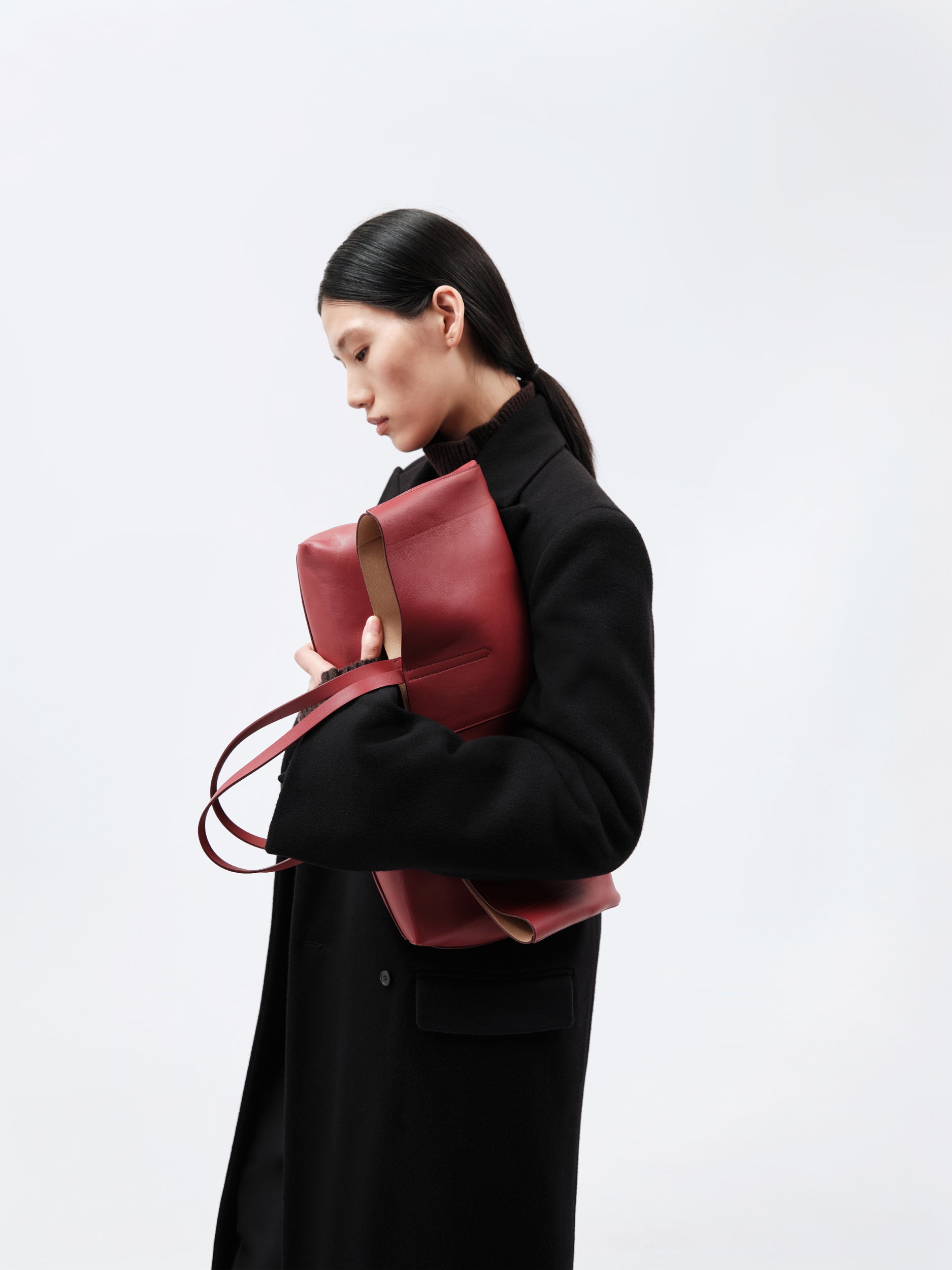 Manteau tailleur en drap de laine vierge