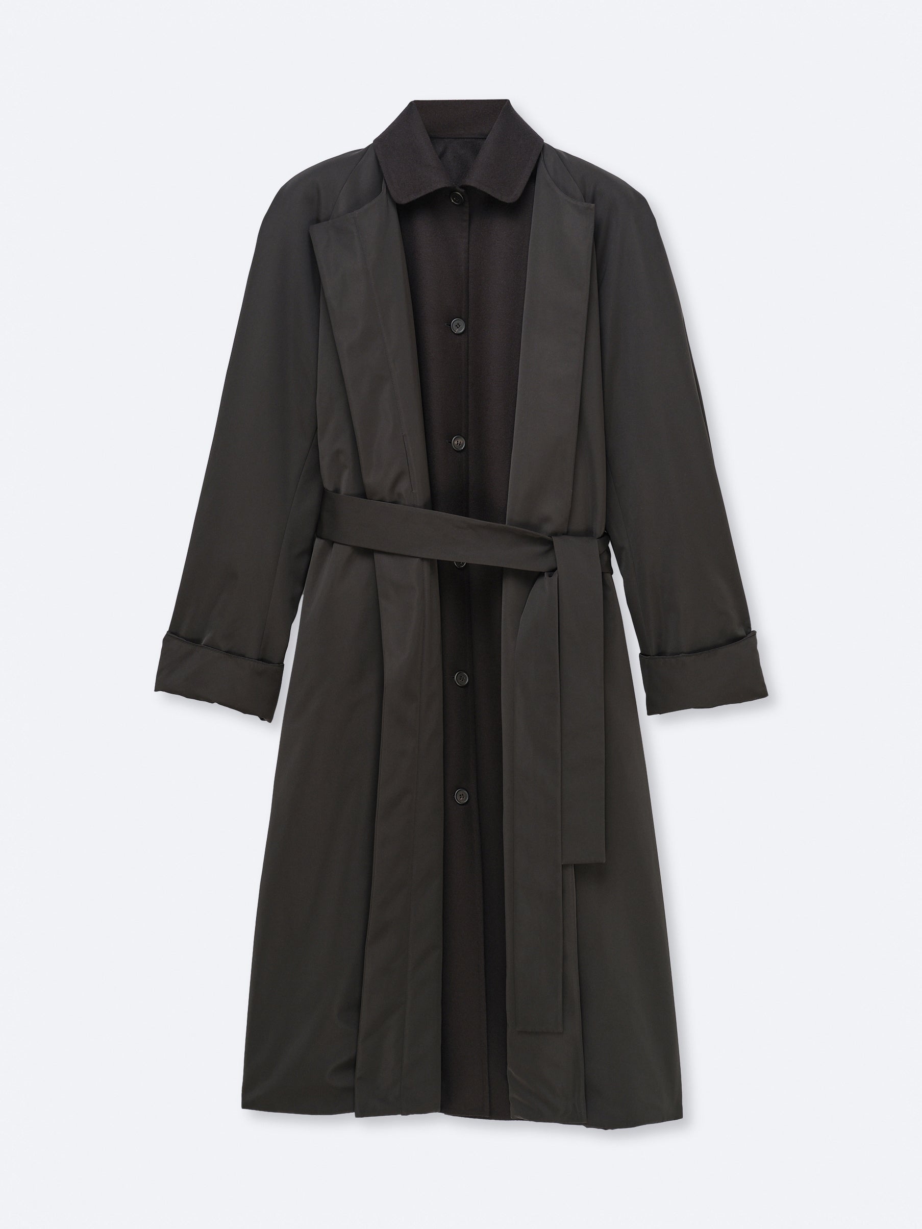 Manteau ouatiné en duchesse