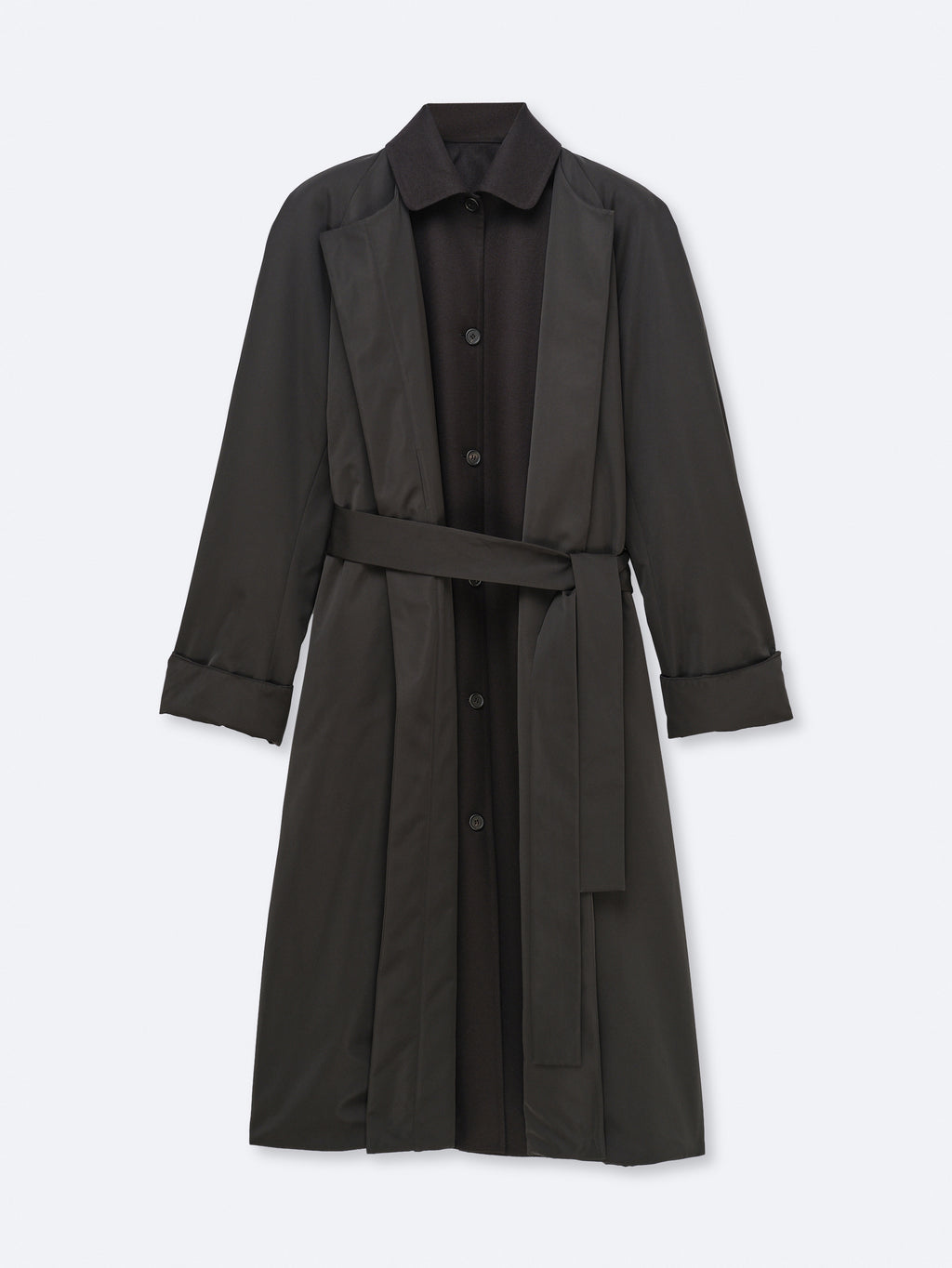 Manteau ouatiné en duchesse