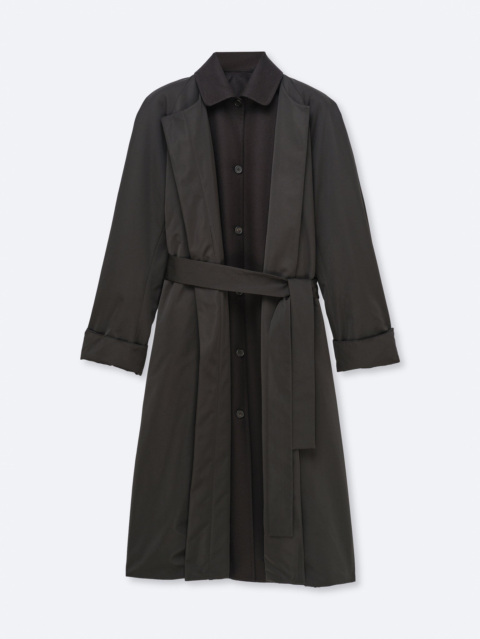 Manteau ouatiné en duchesse