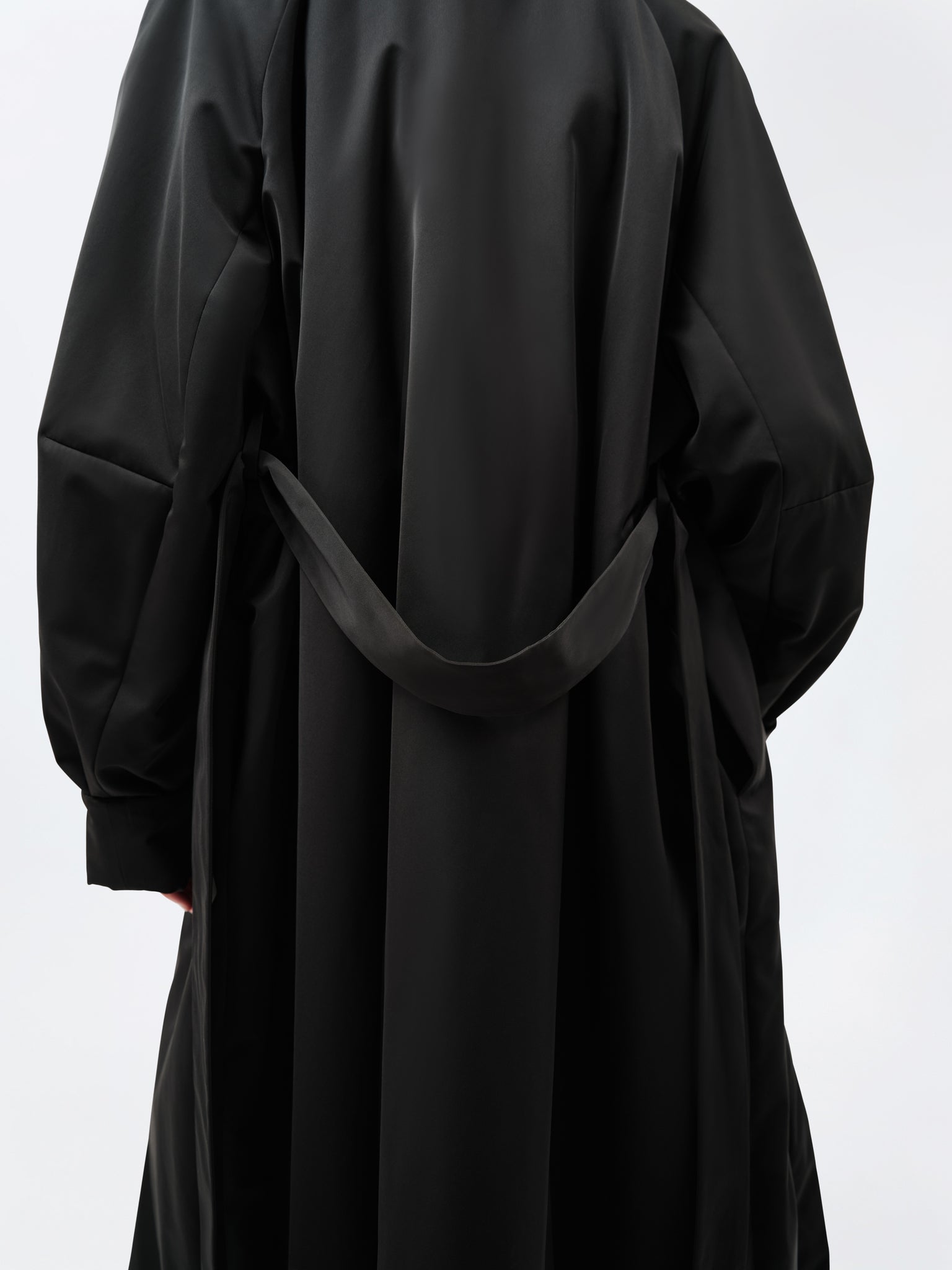 Manteau ouatiné en duchesse