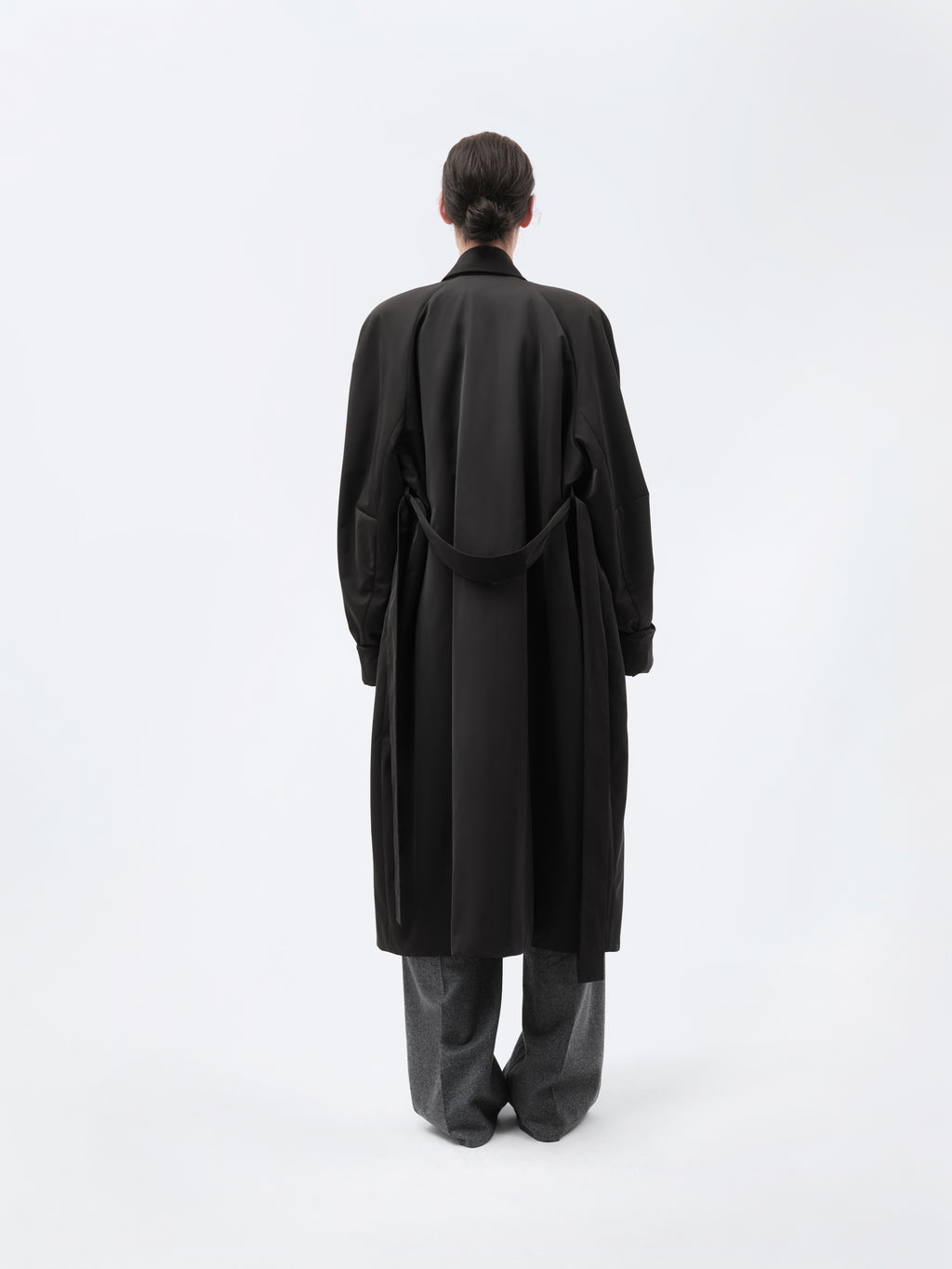 Manteau ouatiné en duchesse