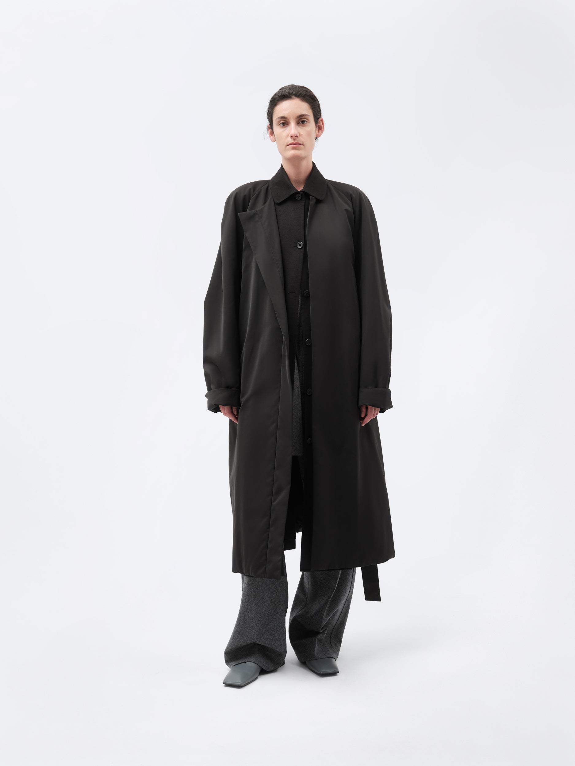 Manteau ouatiné en duchesse