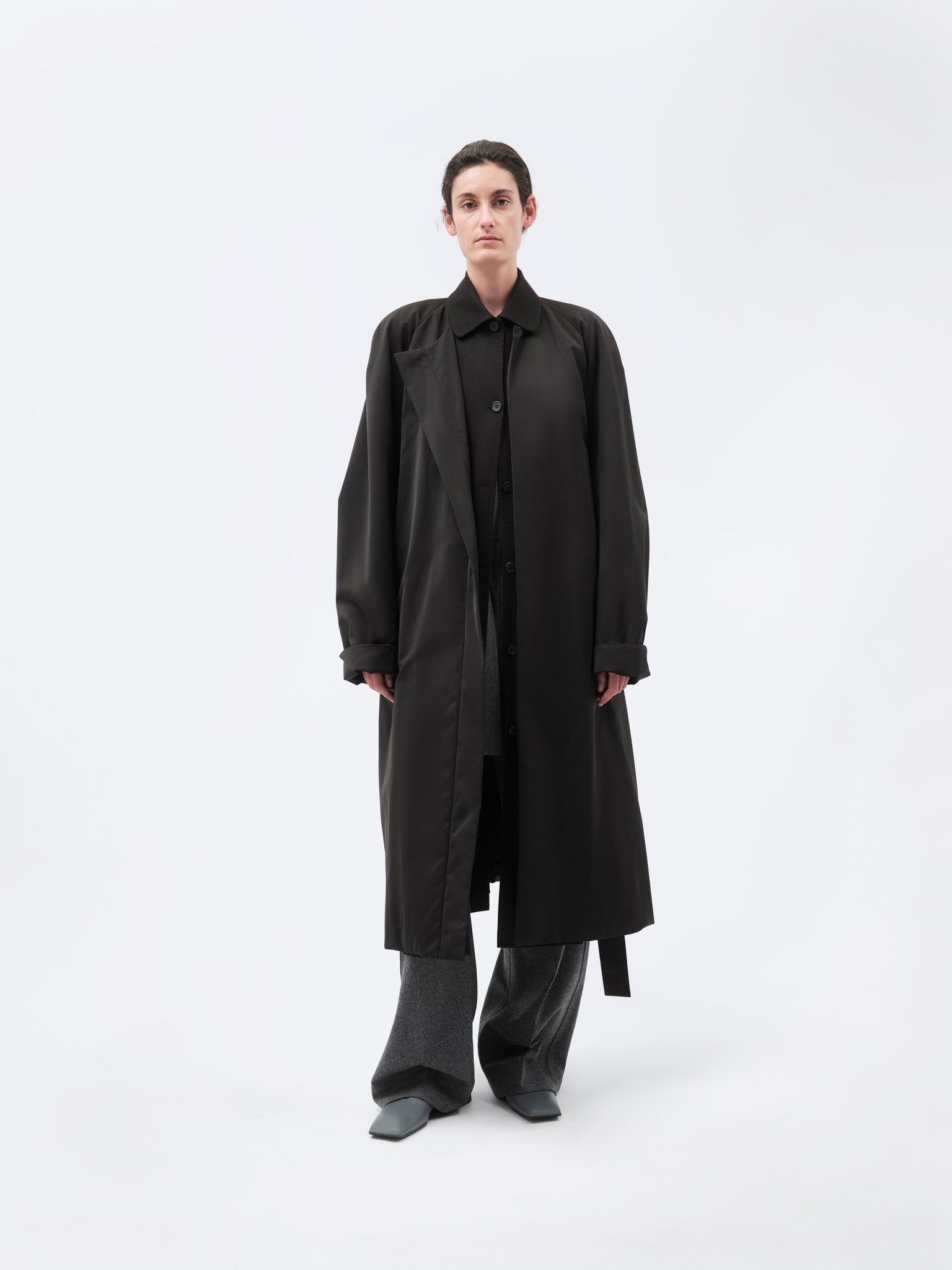 Manteau ouatiné en duchesse