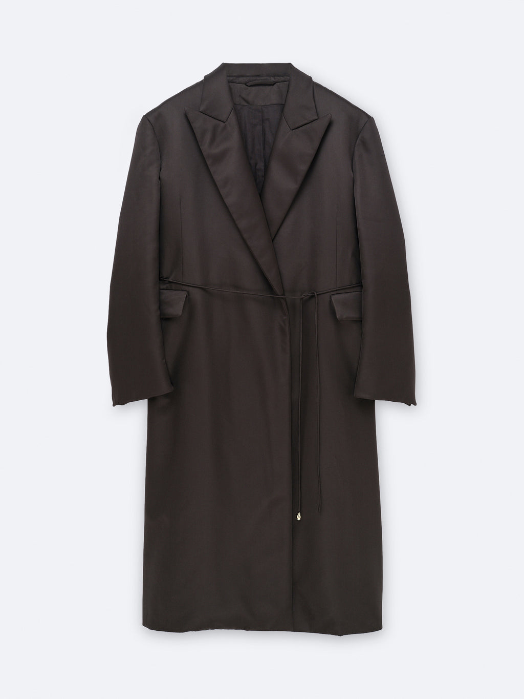 Manteau ouatiné en soie double