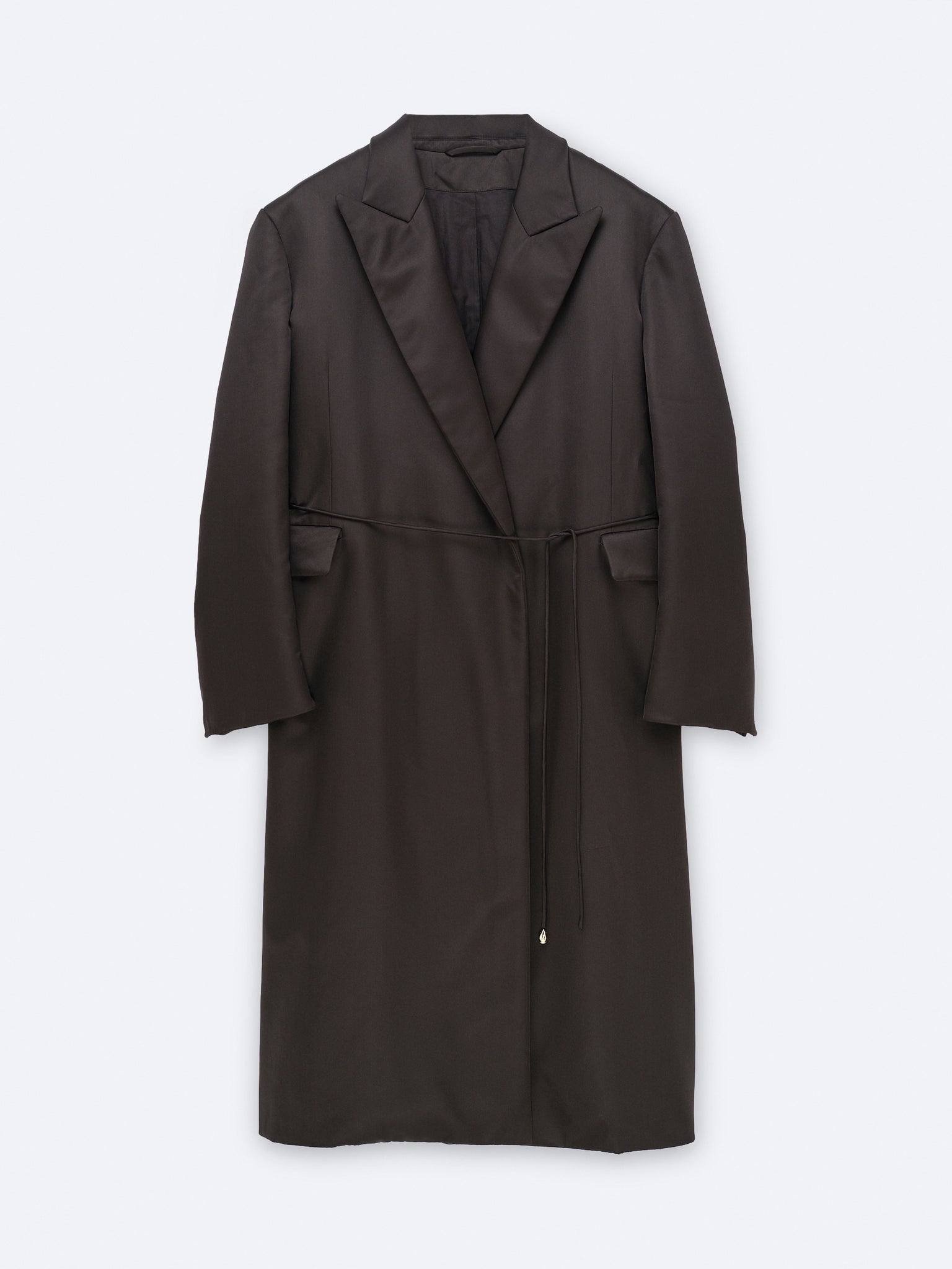 Manteau ouatiné en soie double