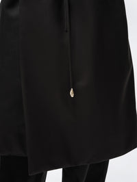 Manteau ouatiné en soie double