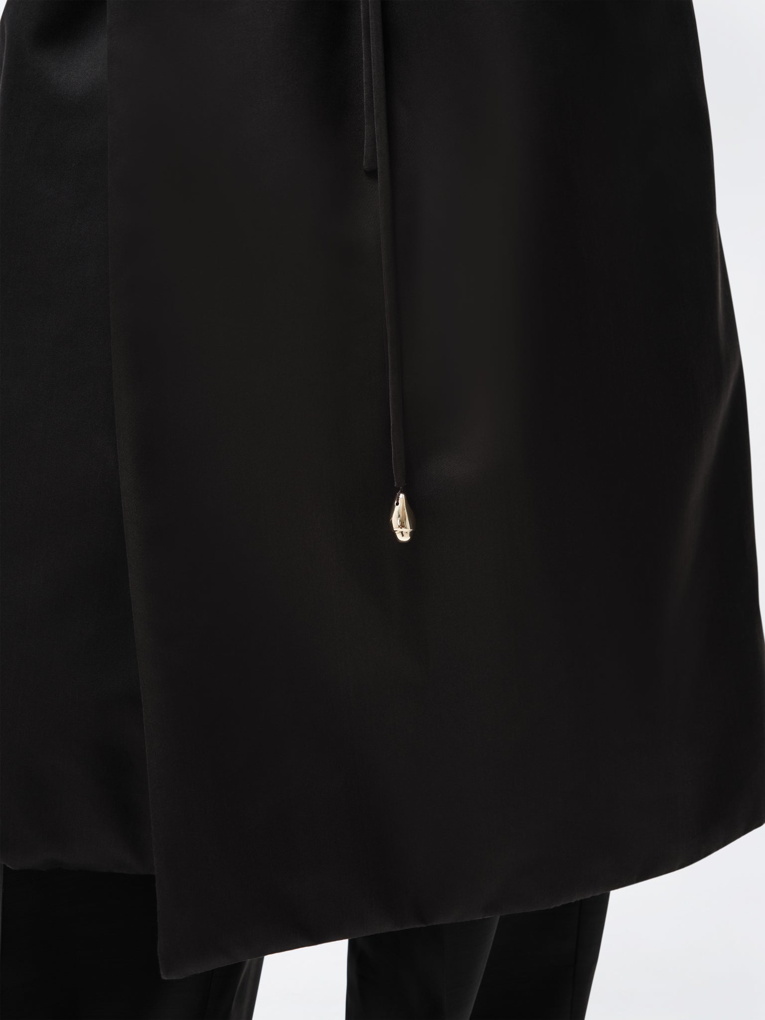 Manteau ouatiné en soie double