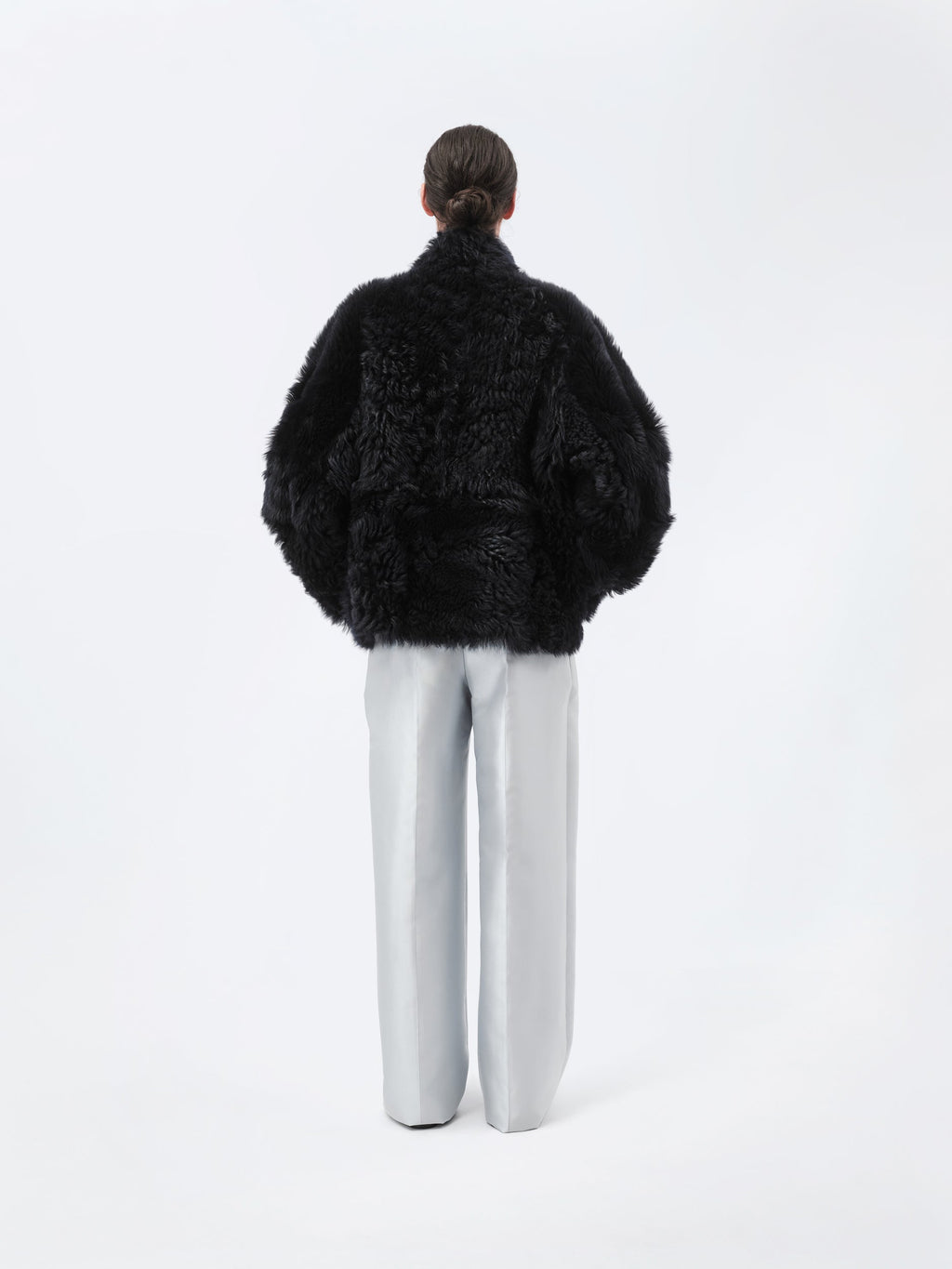 Short coat in Tuscan shearling
