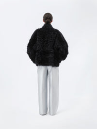 Short coat in Tuscan shearling
