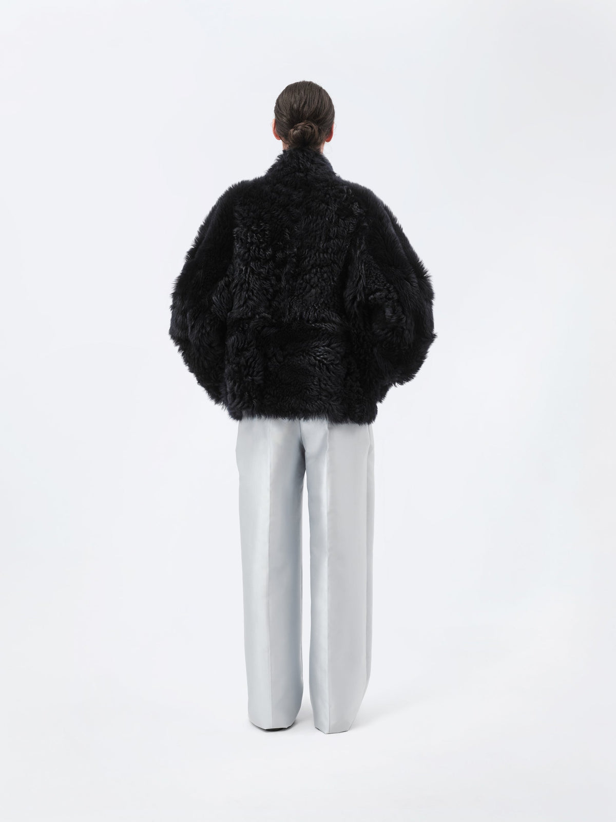 Short coat in Tuscan shearling