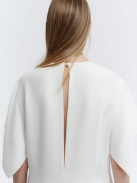 Robe à imprimé foulard en cady