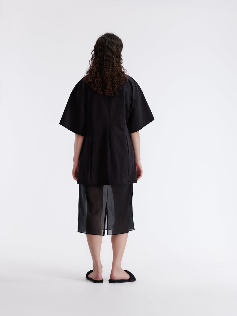 Esperanto mini dress in rustic jersey 