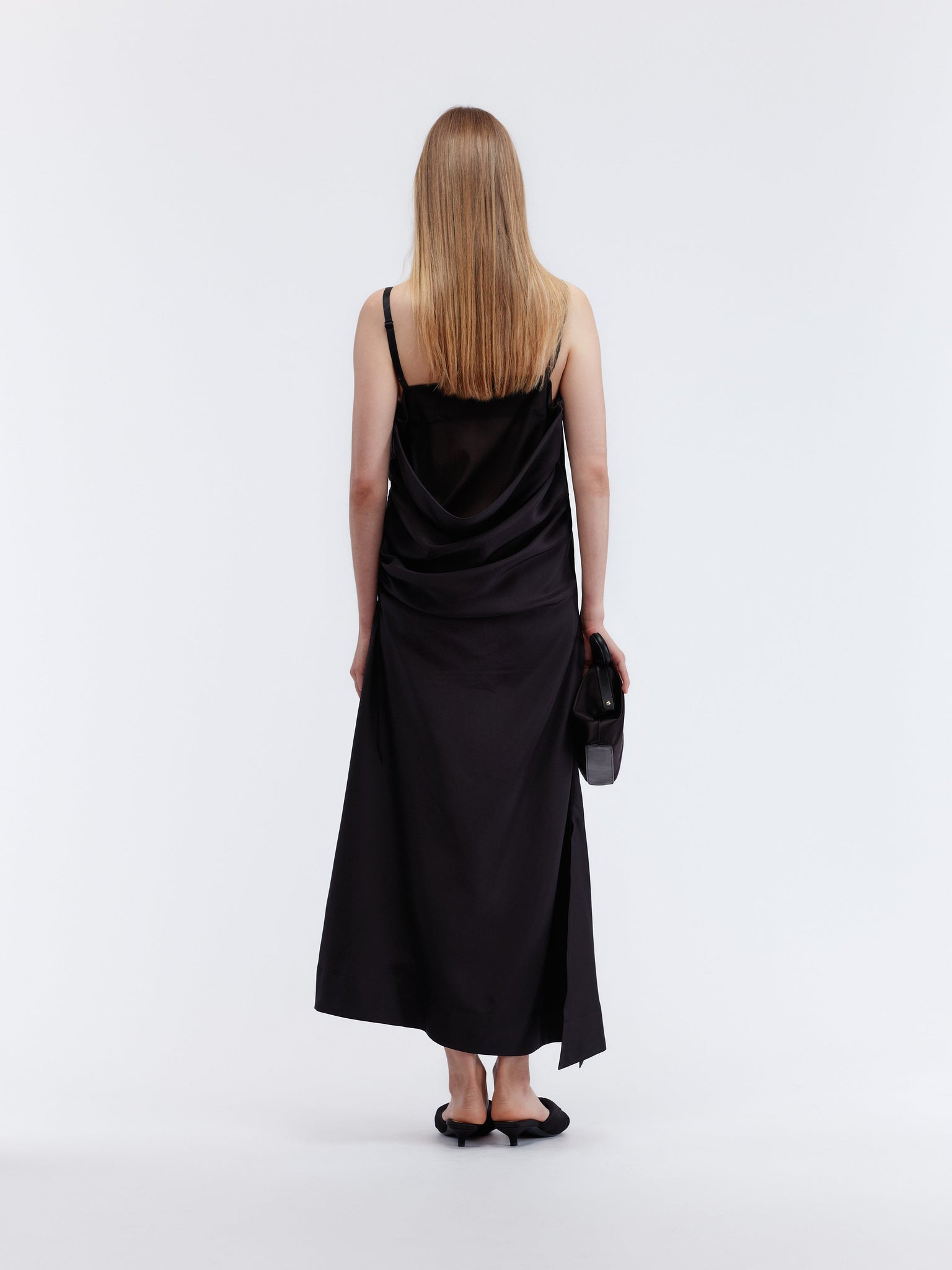 Lingerie dress in silk habotai