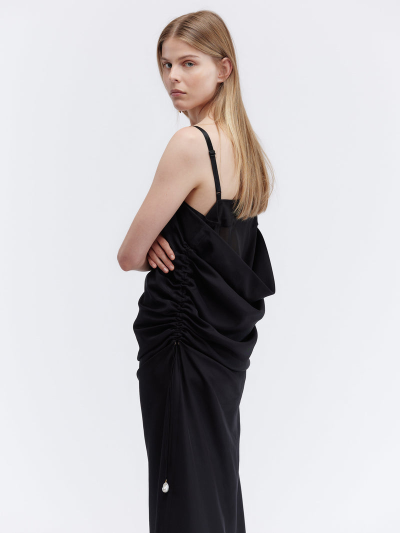 Robe lingerie en soie habotai