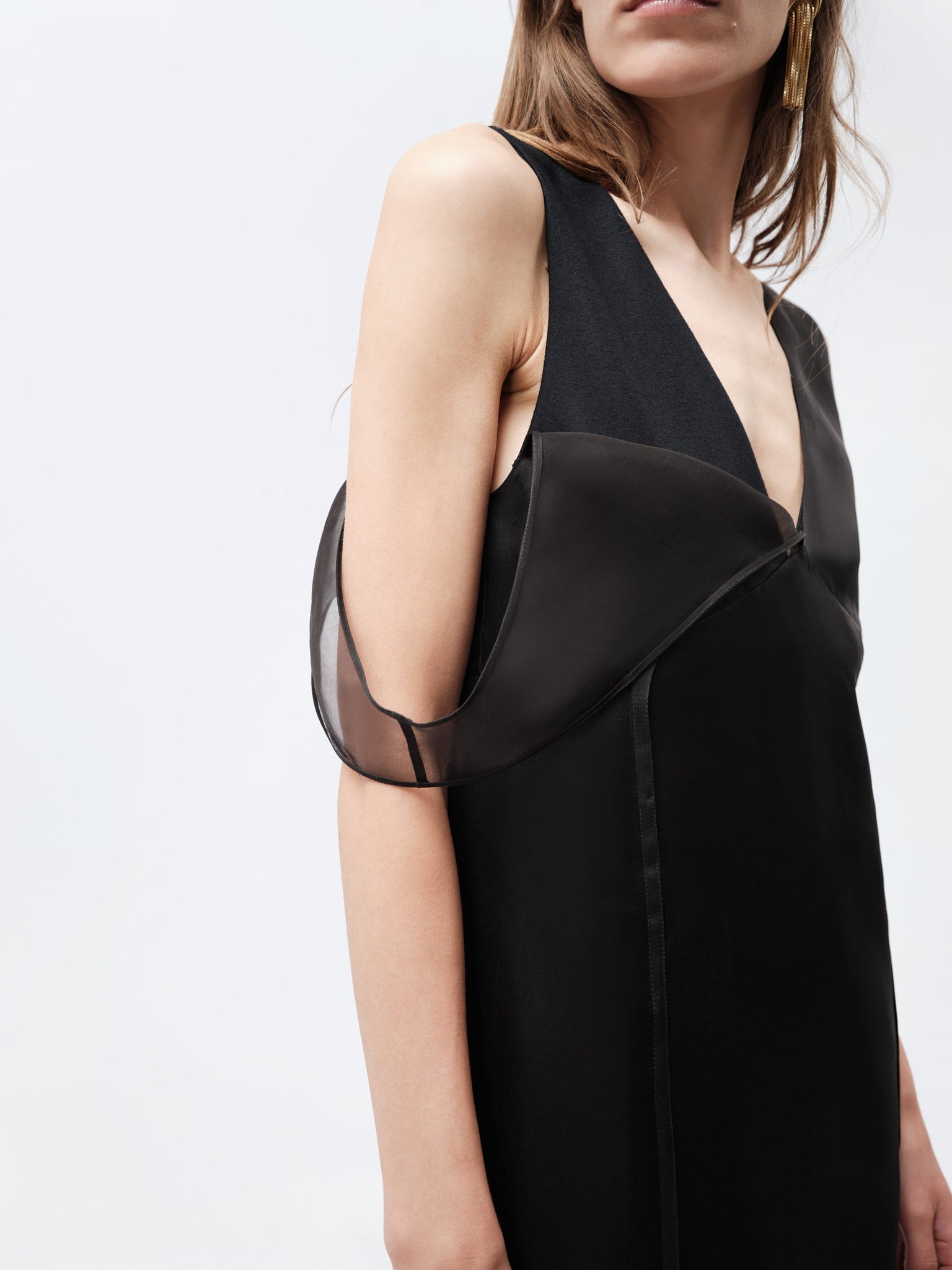 Robe lingerie superposée en flanelle