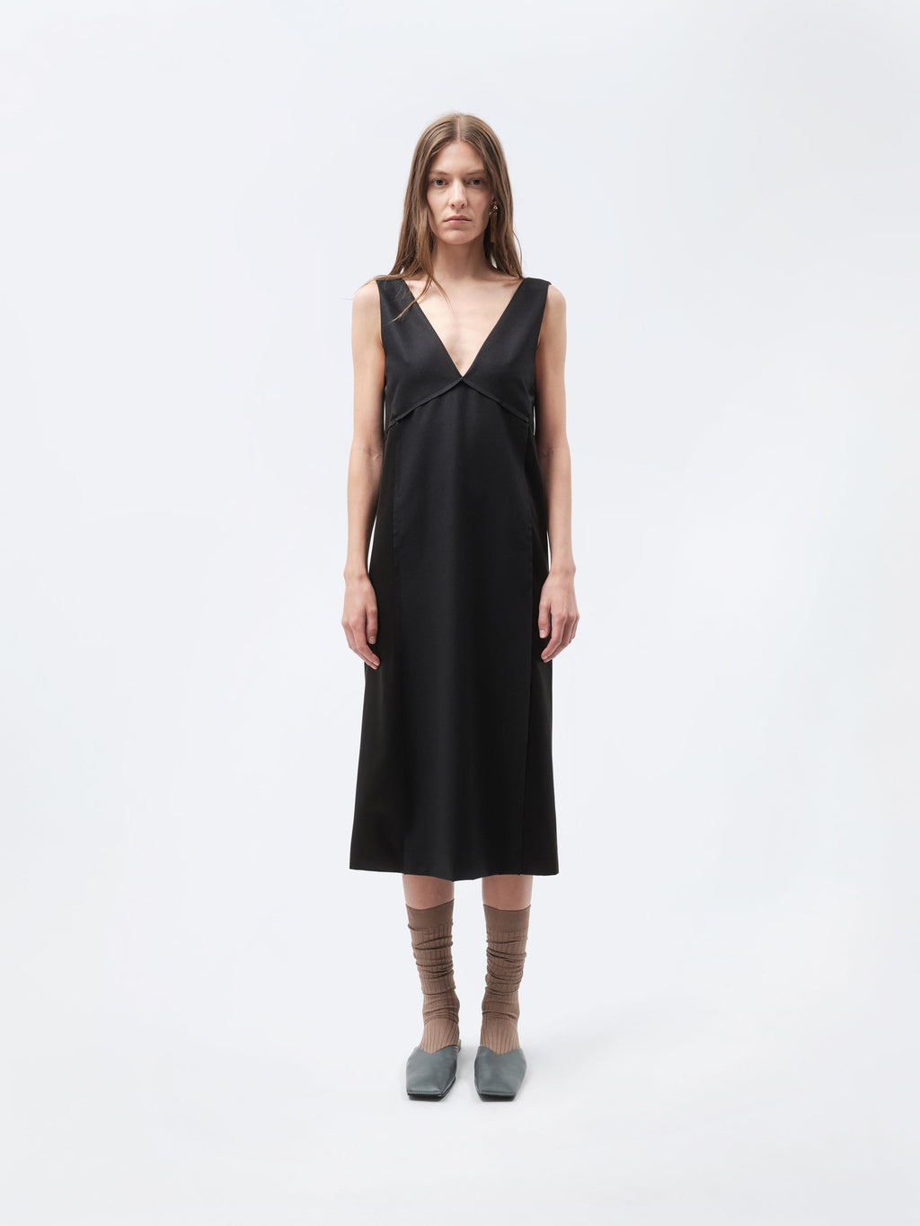 Robe lingerie superposée en flanelle