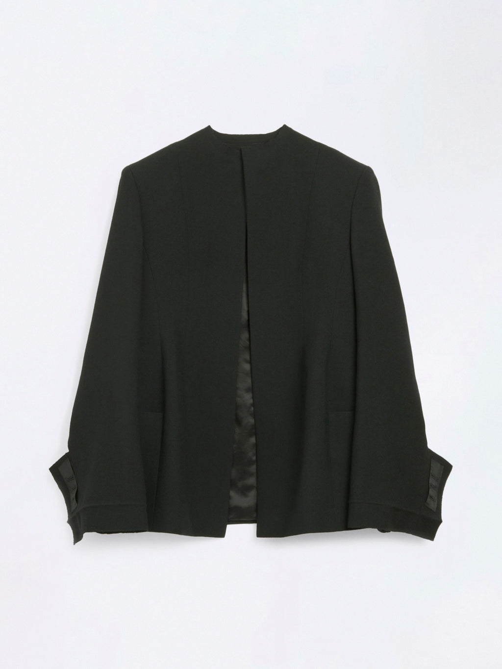 Veste déconstruite en toile de laine