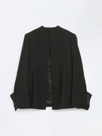 Veste déconstruite en toile de laine