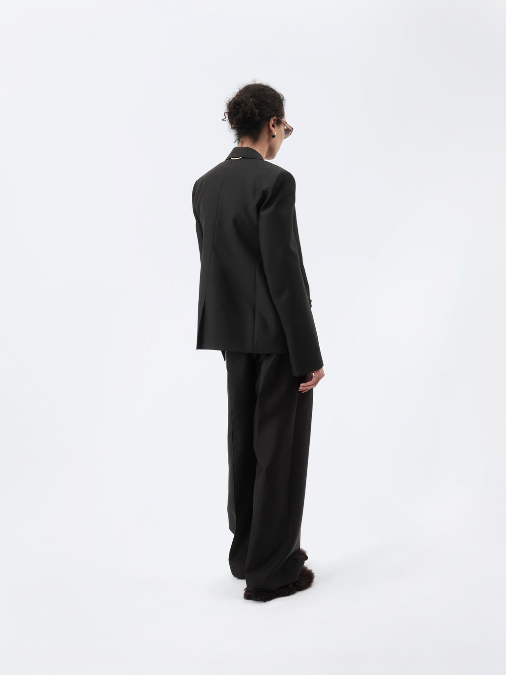 Esperanto jacket in silk wool toile