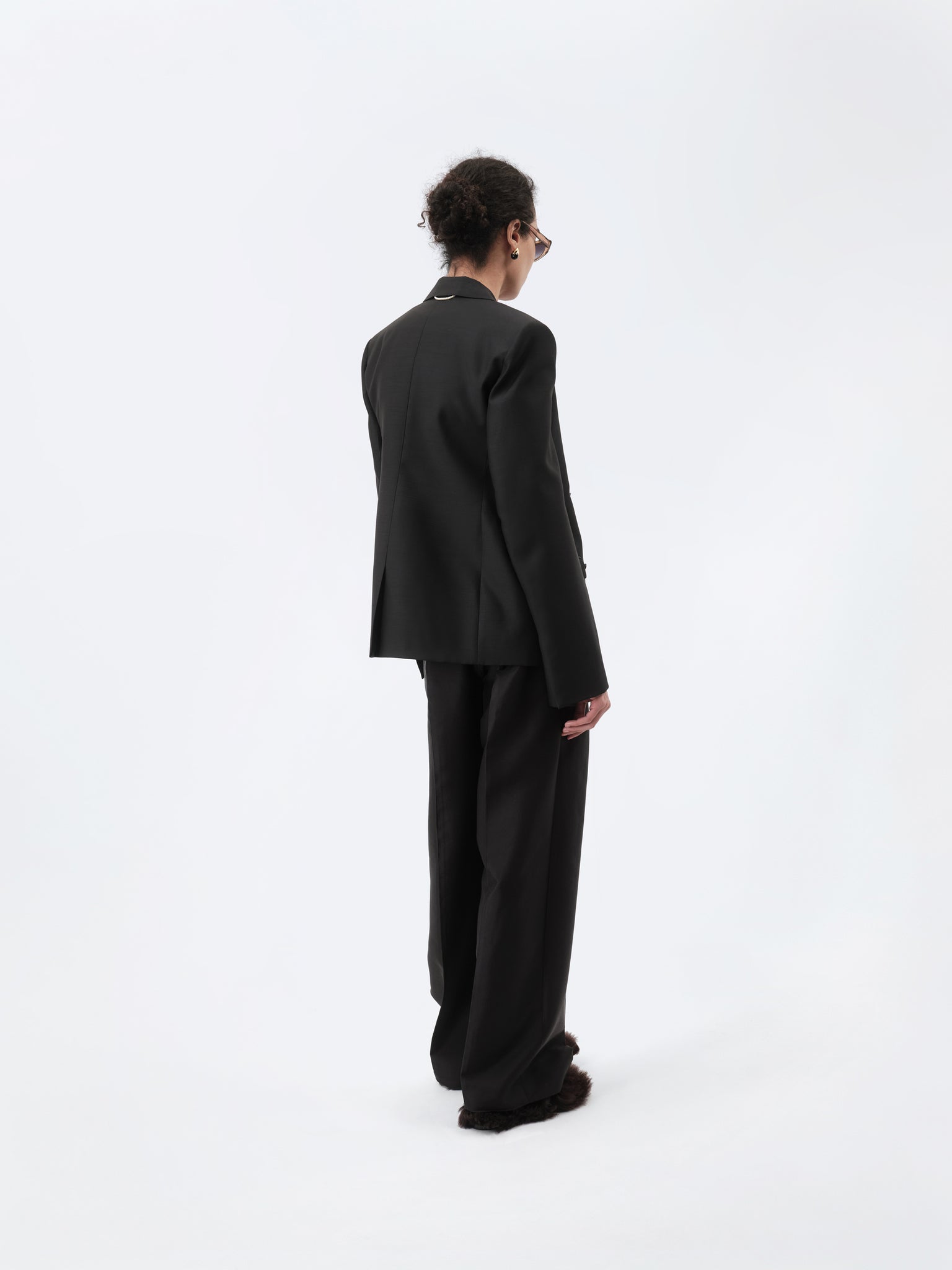 Esperanto jacket in silk wool toile