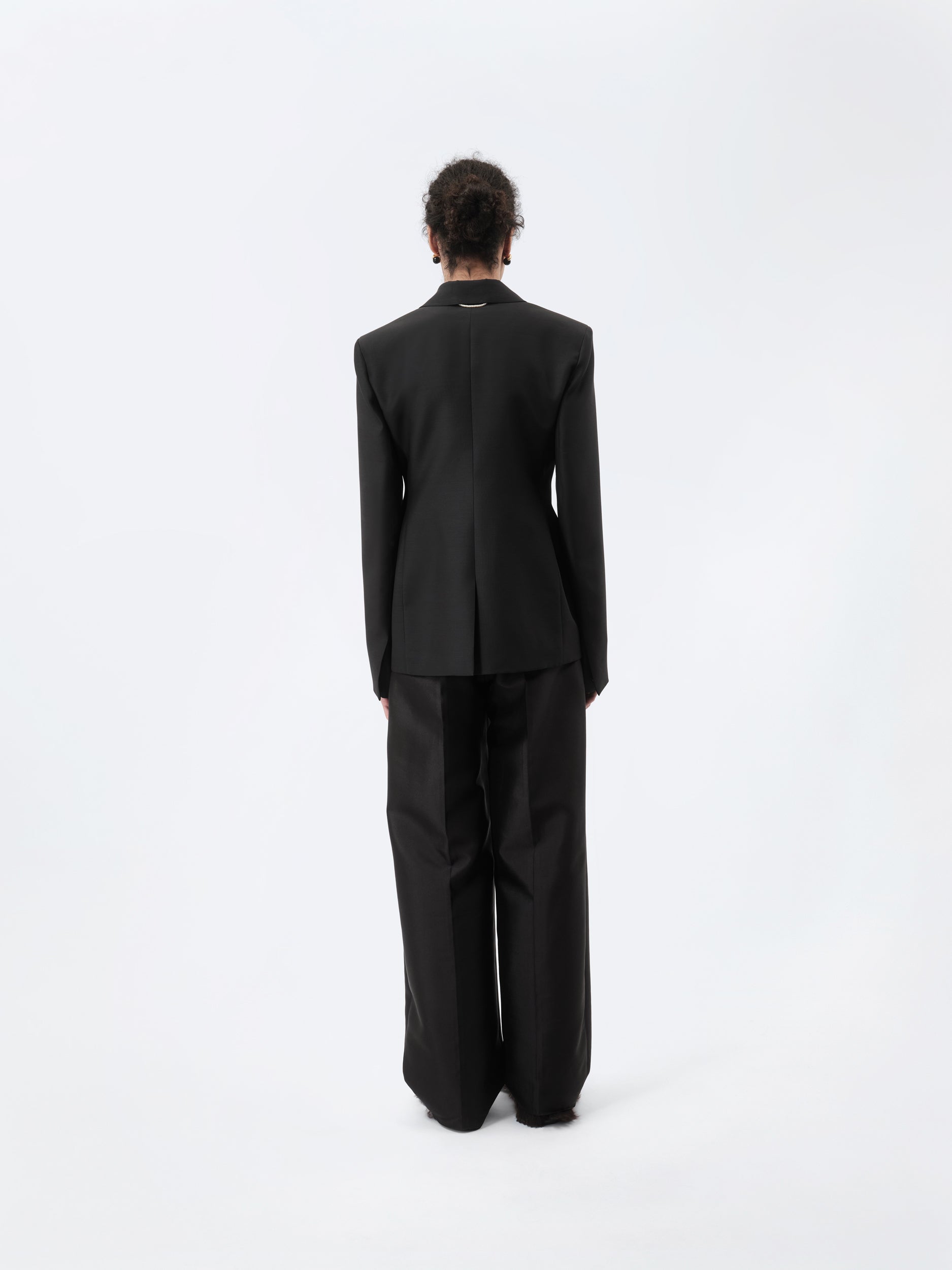 Esperanto jacket in silk wool toile