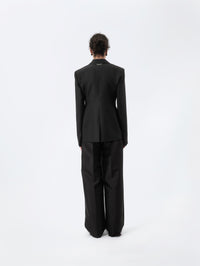 Esperanto jacket in silk wool toile