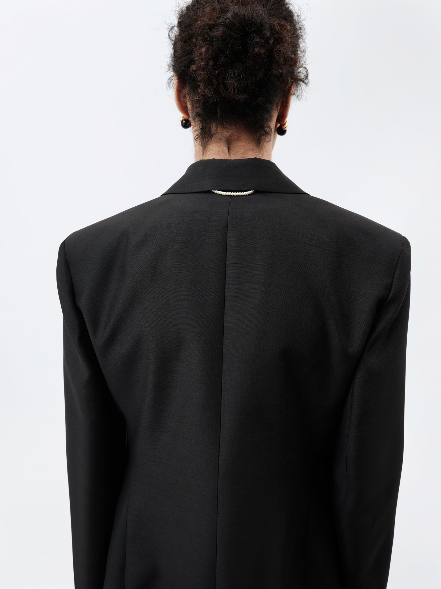 Esperanto jacket in silk wool toile