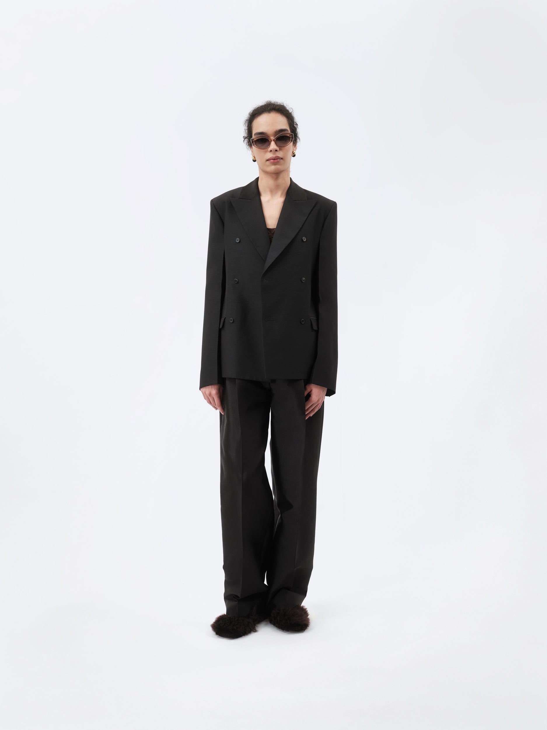 Esperanto jacket in silk wool toile