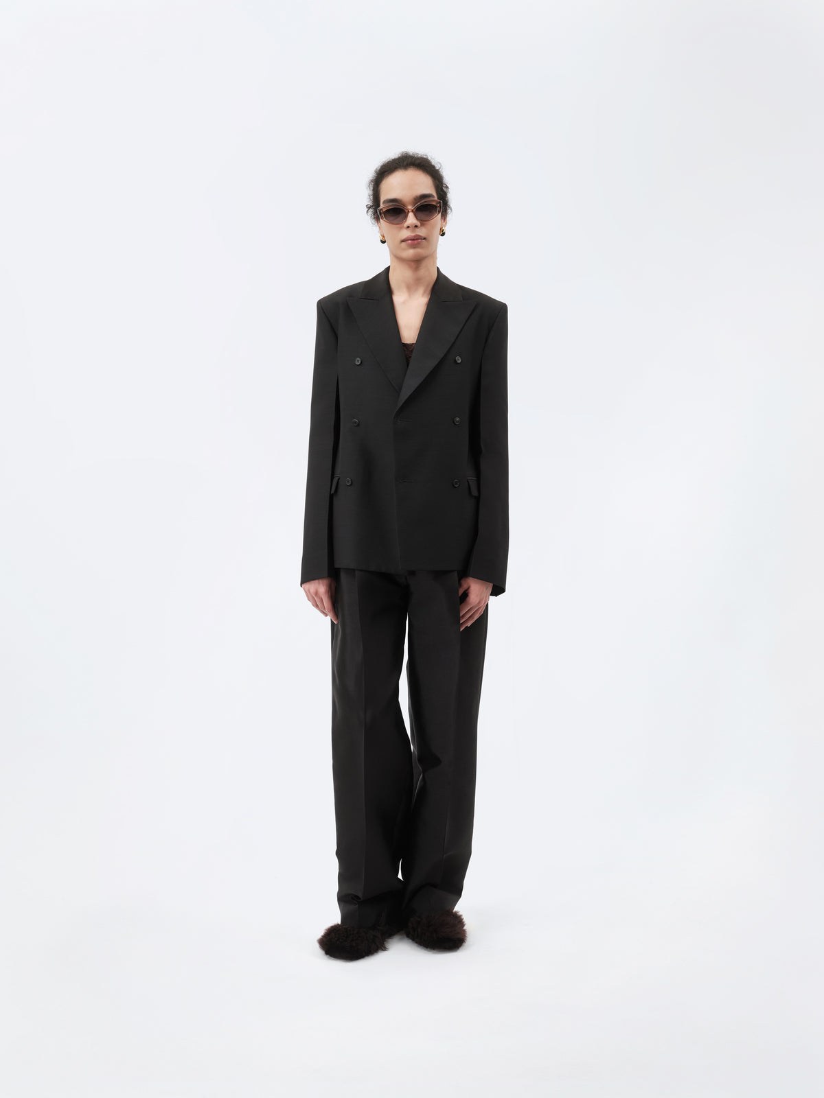 Esperanto jacket in silk wool toile