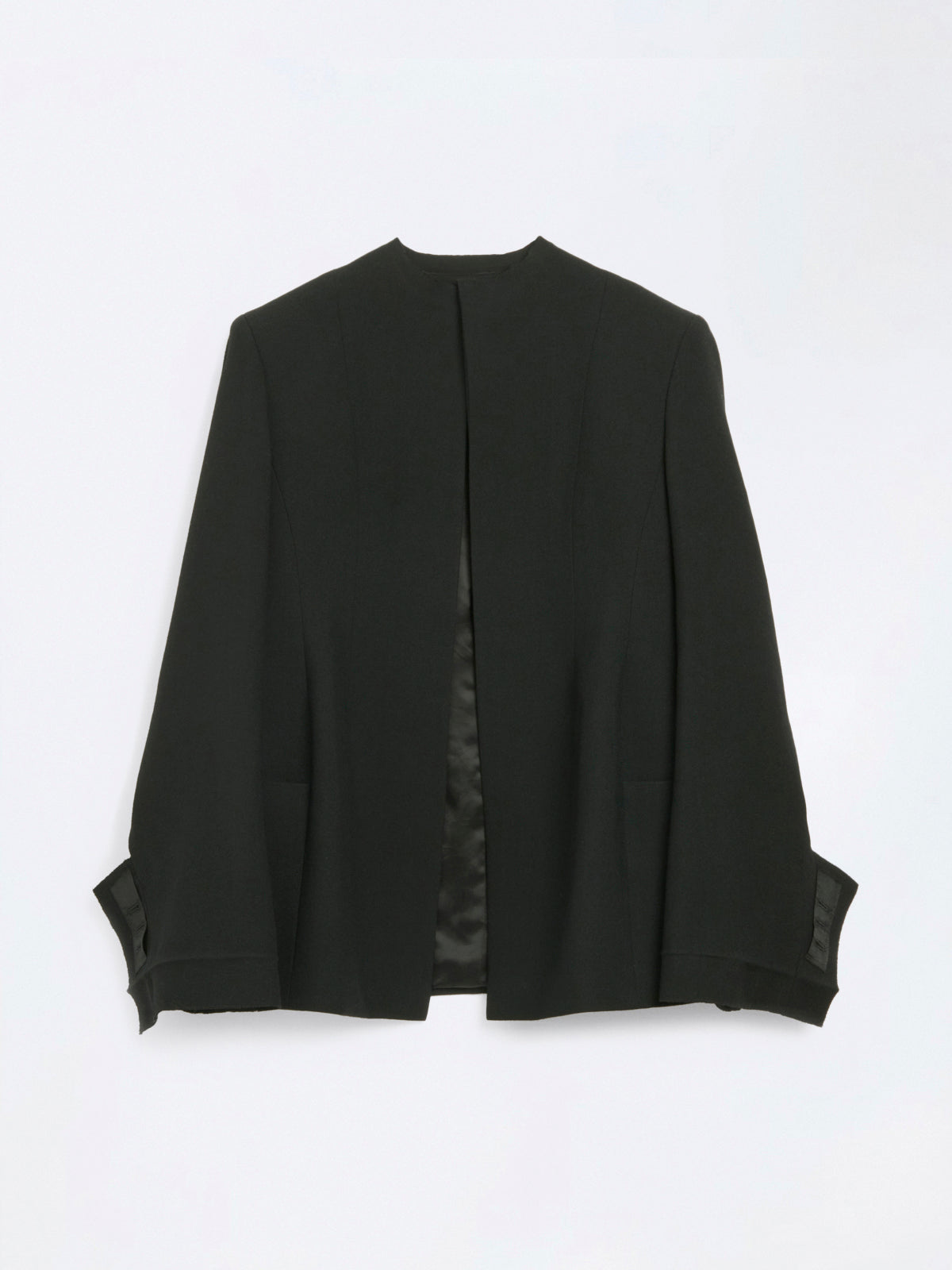 Veste déconstruite en toile de laine