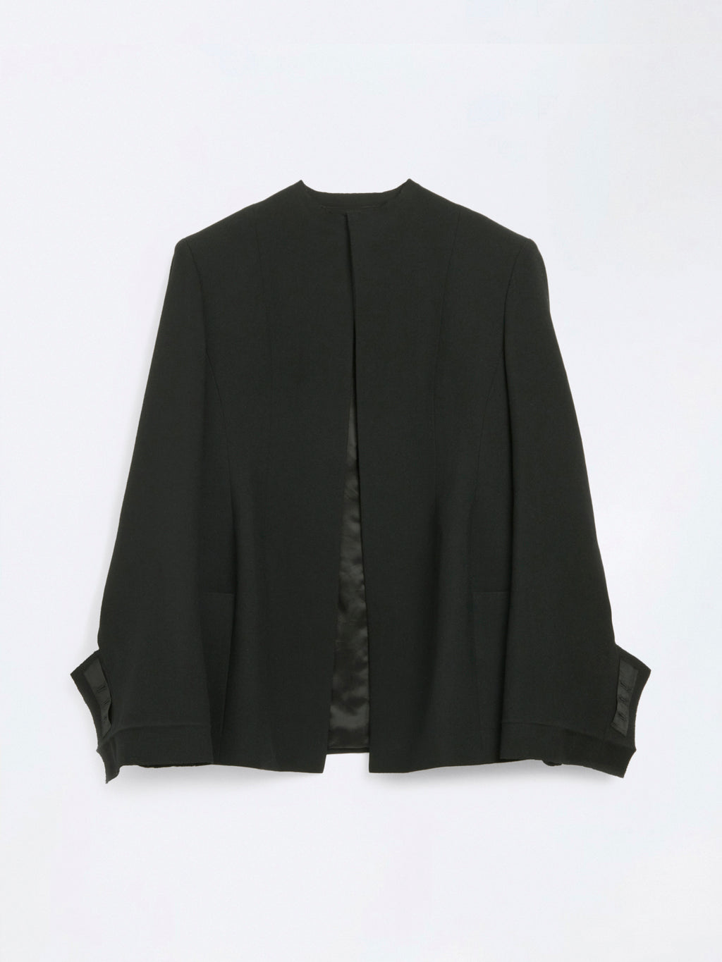 Veste déconstruite en toile de laine