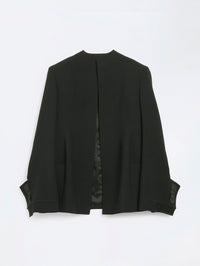 Veste déconstruite en toile de laine