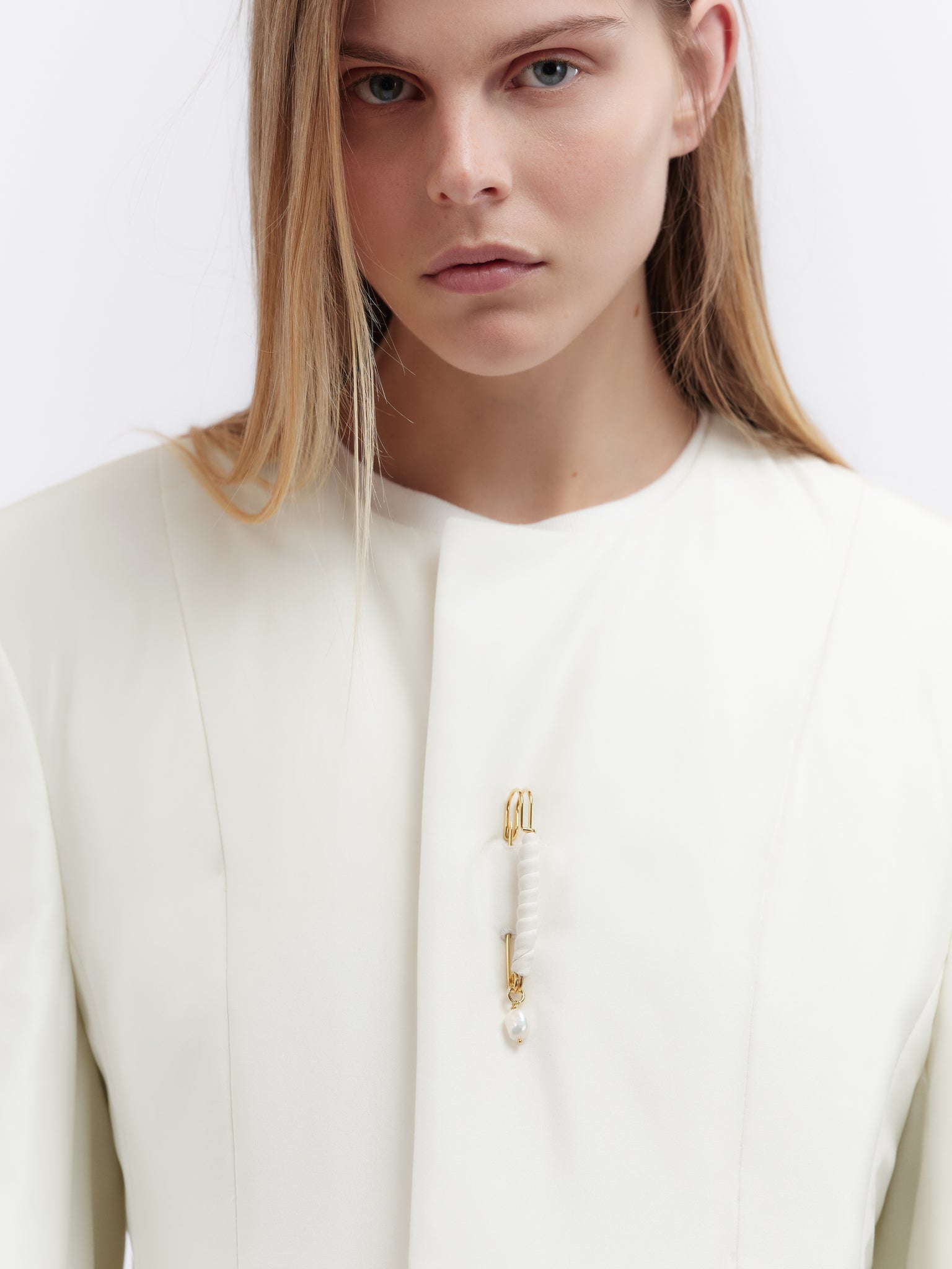 Padded jacket in silk habotai