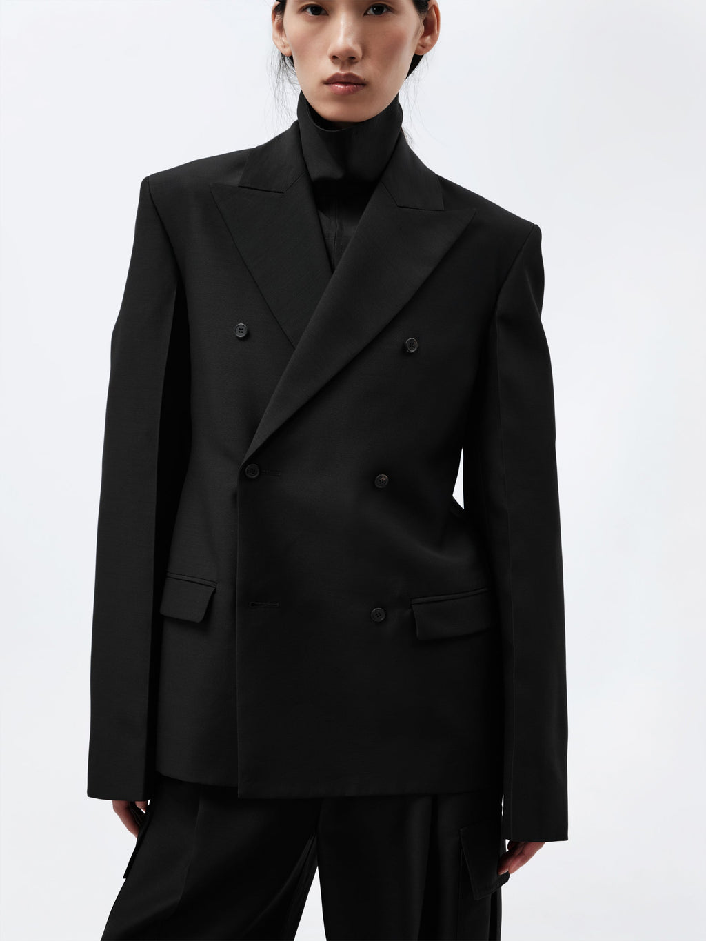 Veste Espéranto en toile de soie et laine