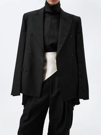 Veste Espéranto en toile de soie et laine