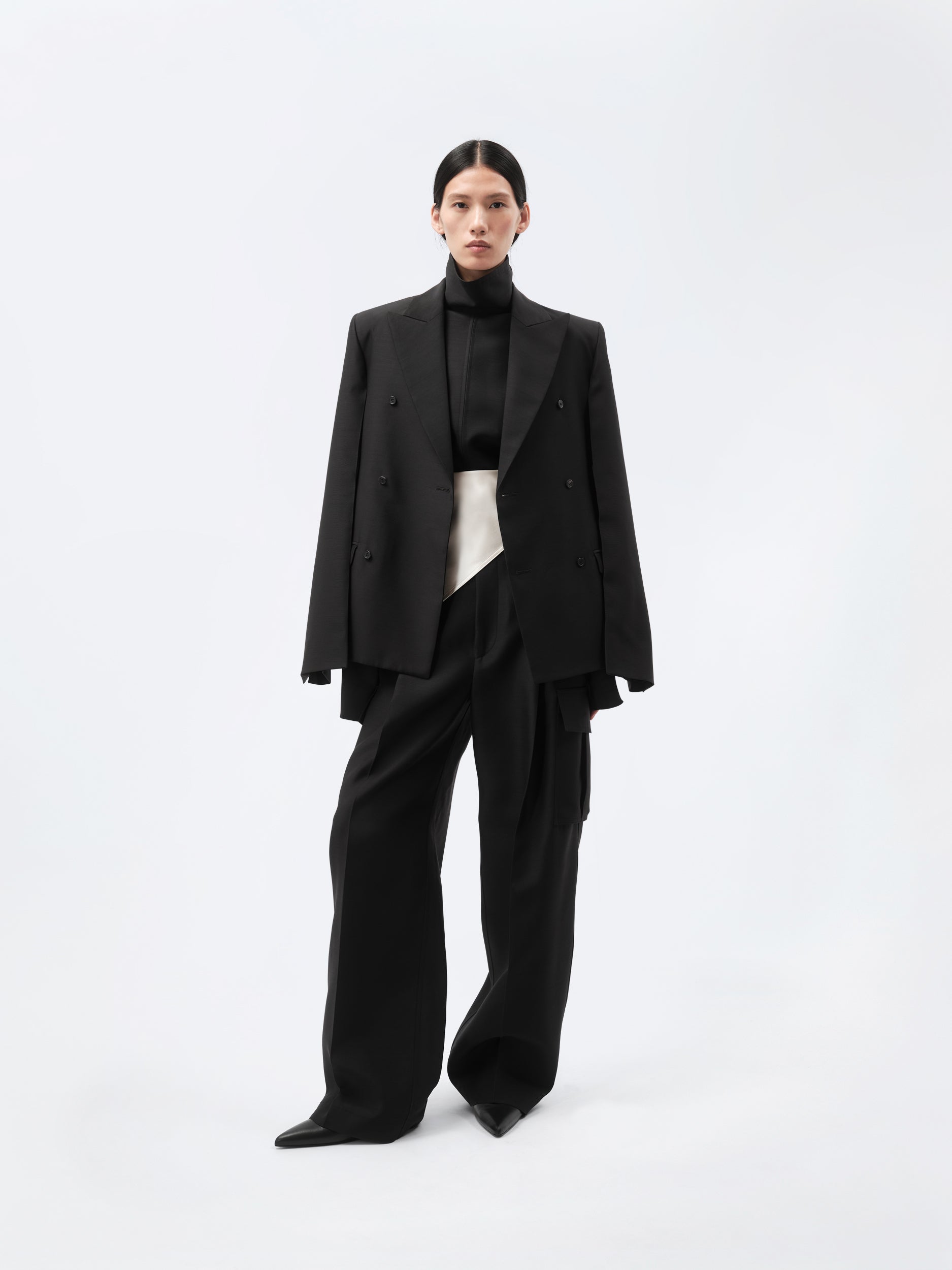 Veste Espéranto en toile de soie et laine
