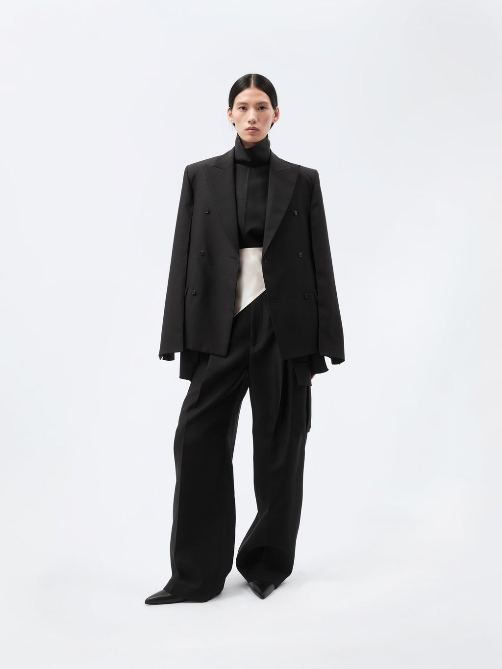 Veste Espéranto en toile de soie et laine