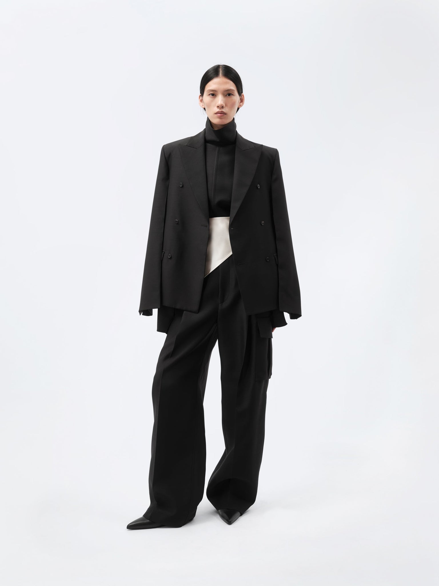 Veste Espéranto en toile de soie et laine