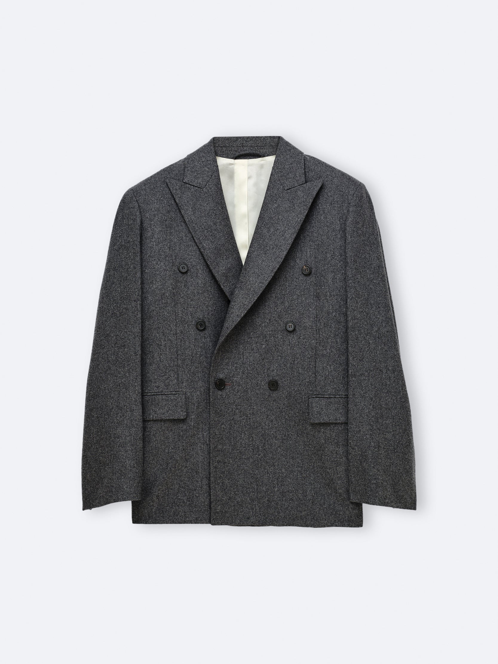 Veste croisée en flanelle