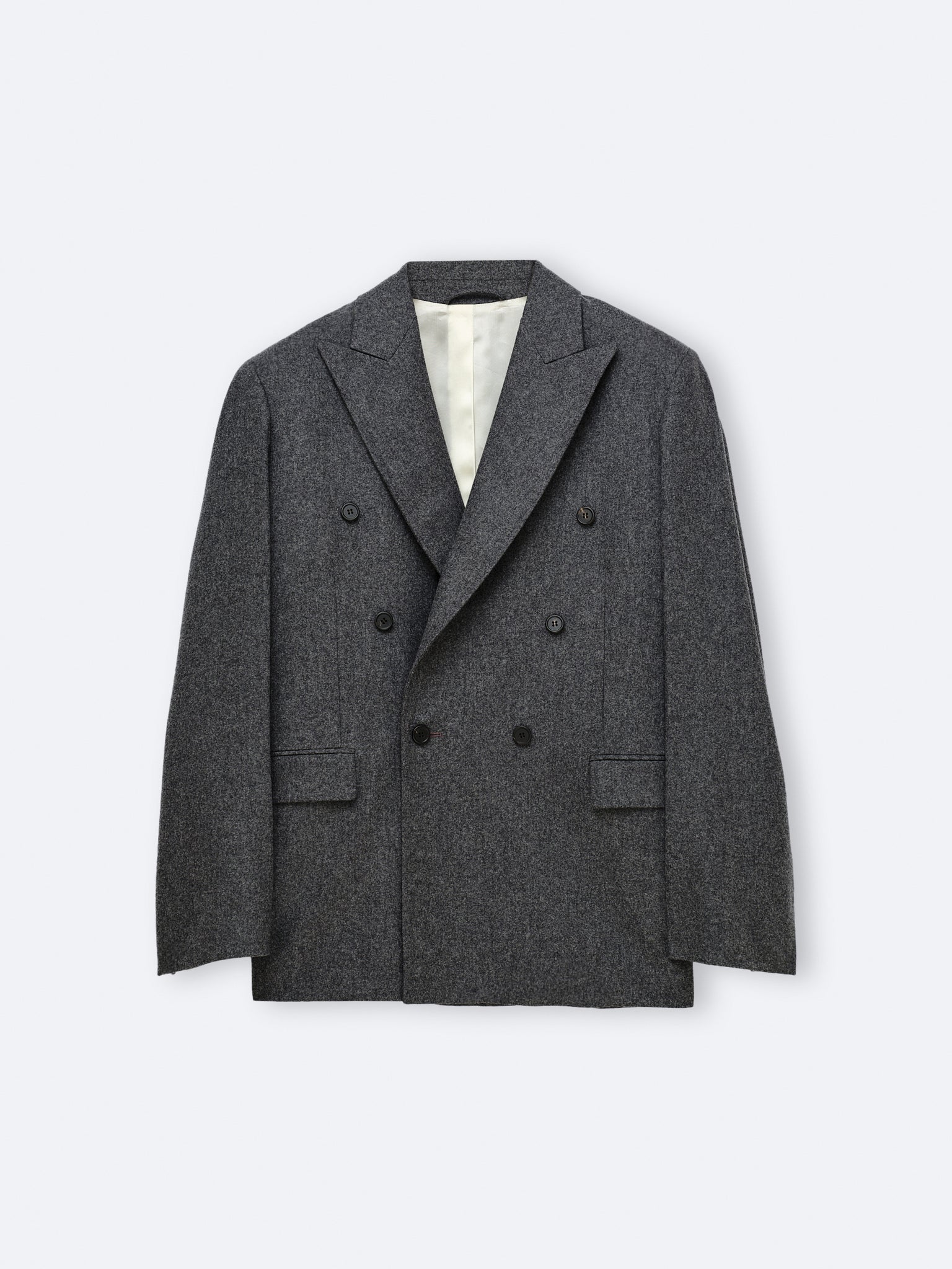 Veste croisée en flanelle