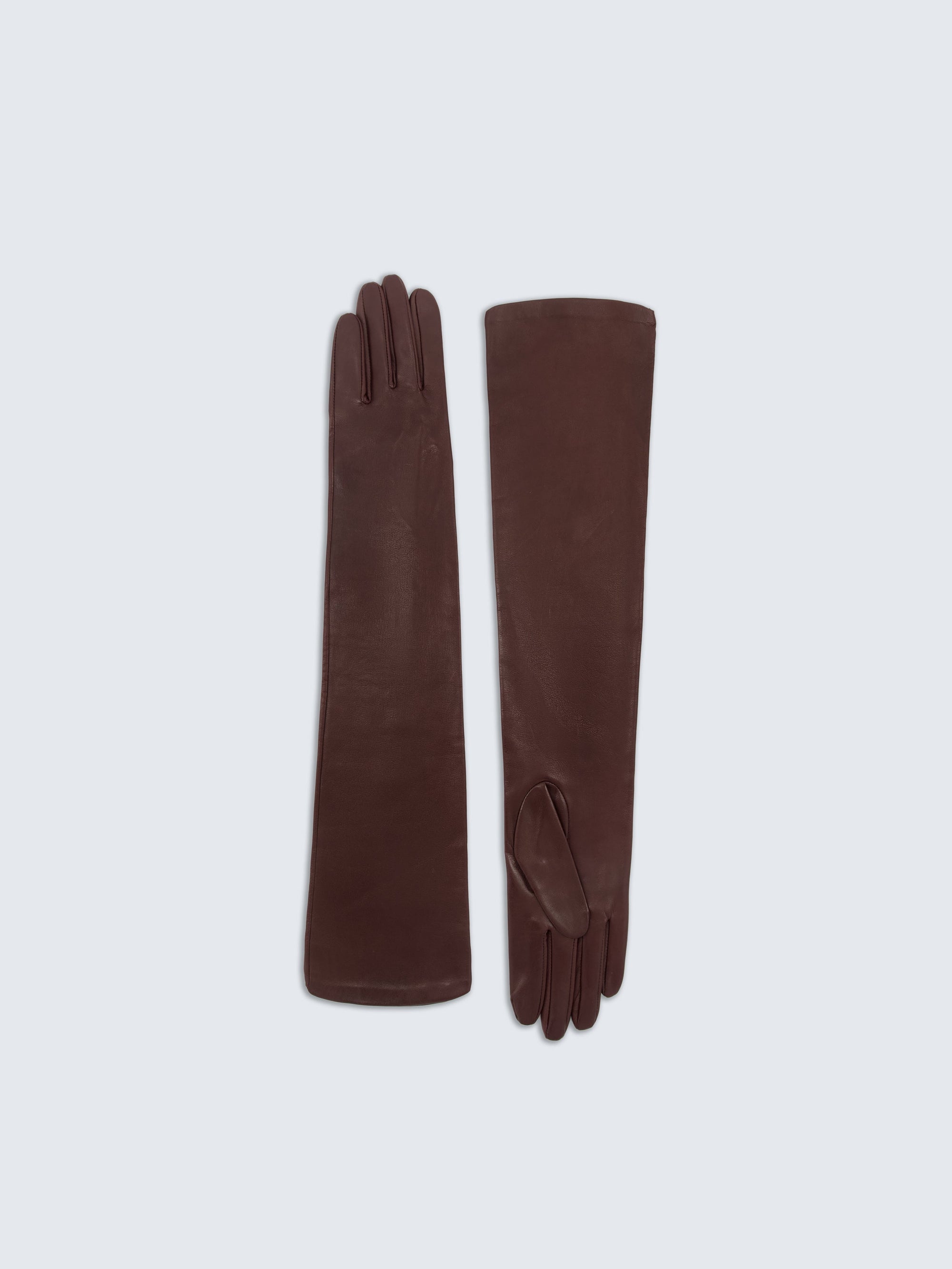 Long gloves in soft lamb leather