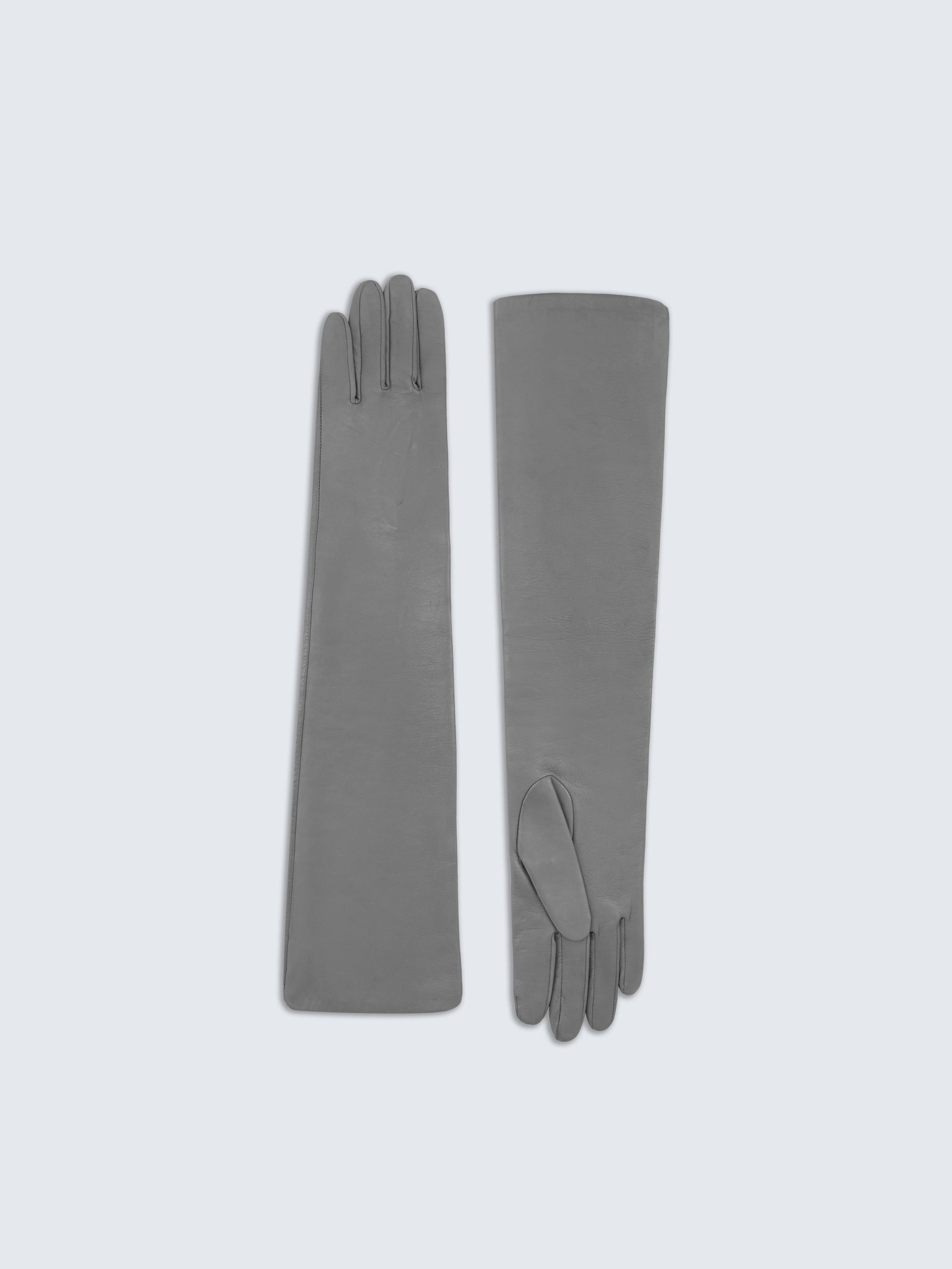 Long gloves in soft lamb leather