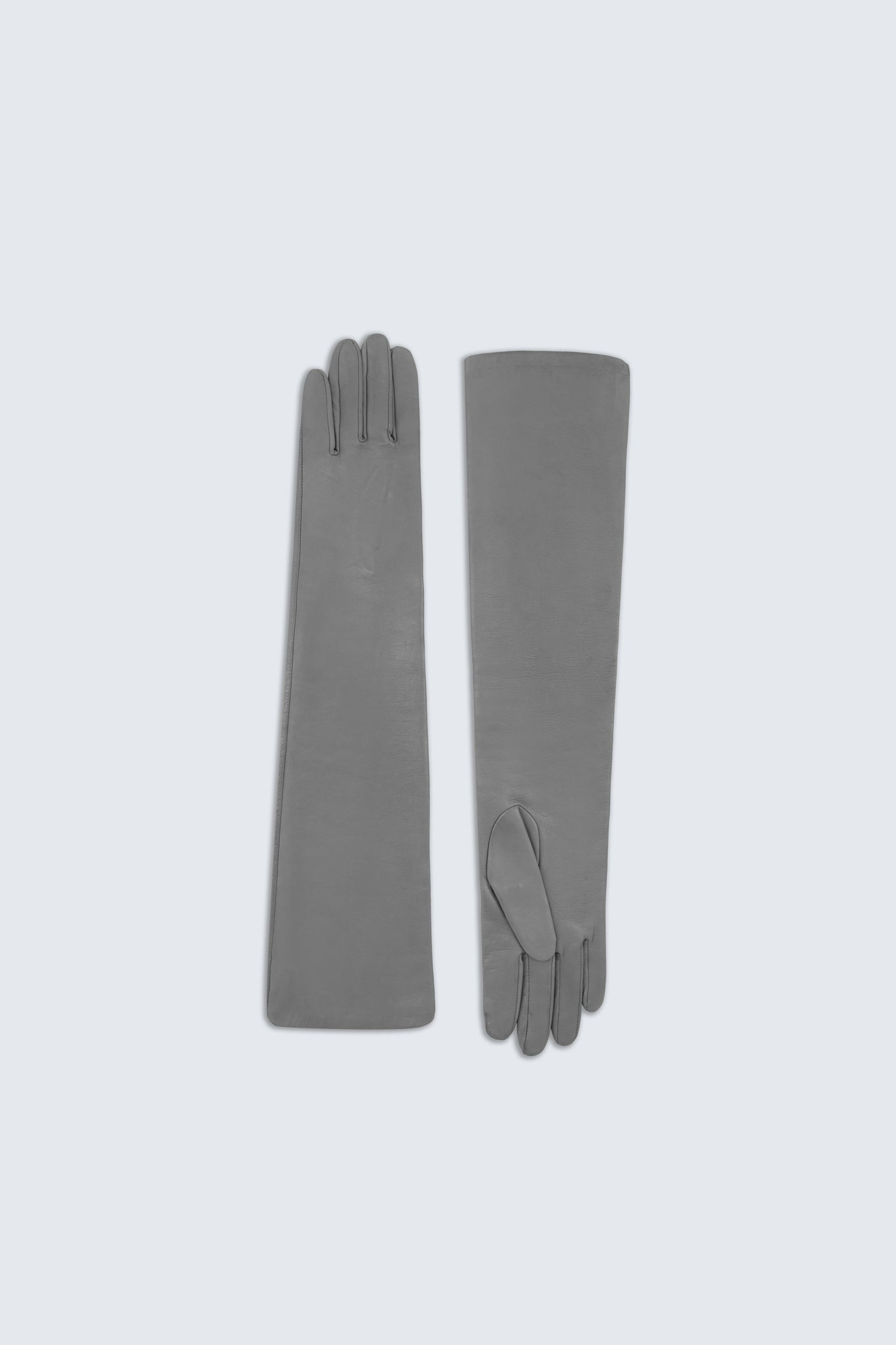 Long gloves in soft lamb leather