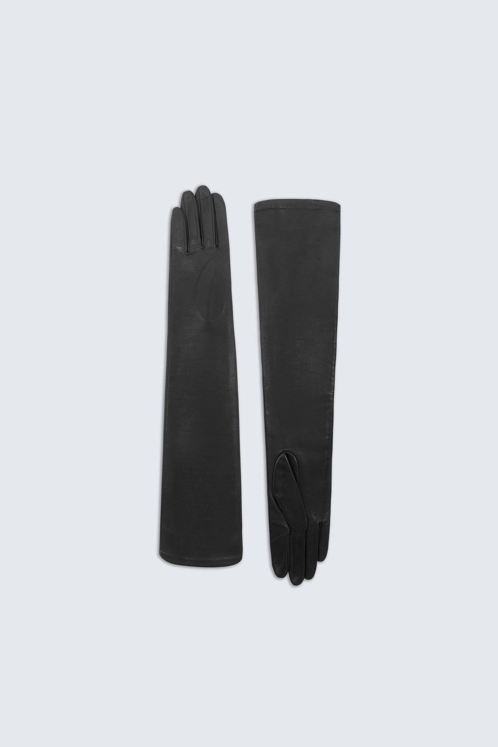 Long gloves in soft lamb leather
