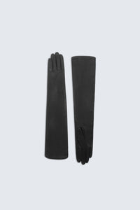 Long gloves in soft lamb leather